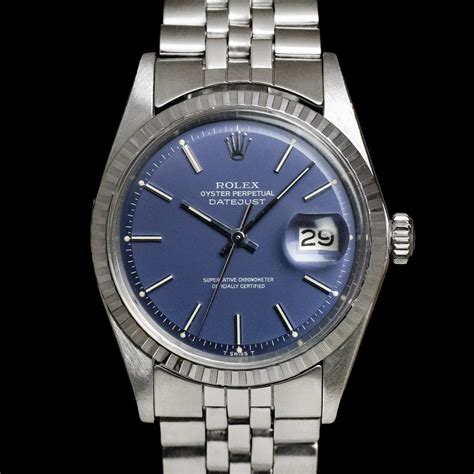 rolex 1603 blue dial|vintage rolex 1601 for sale.